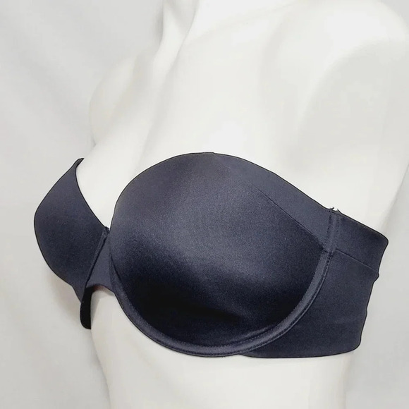 36D Maidenform Self Expressions SE6900 Side Smoothing Strapless UW‎ Bra Black - Picture 2 of 4